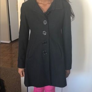 Black pea coat